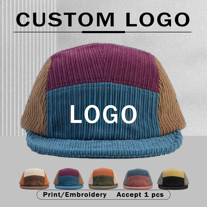 남성용, 여성용, 컬러 블록 디자인, 코듀로이 소재,  - Corduroy Cap 5 Panel 리뷰 및 가격