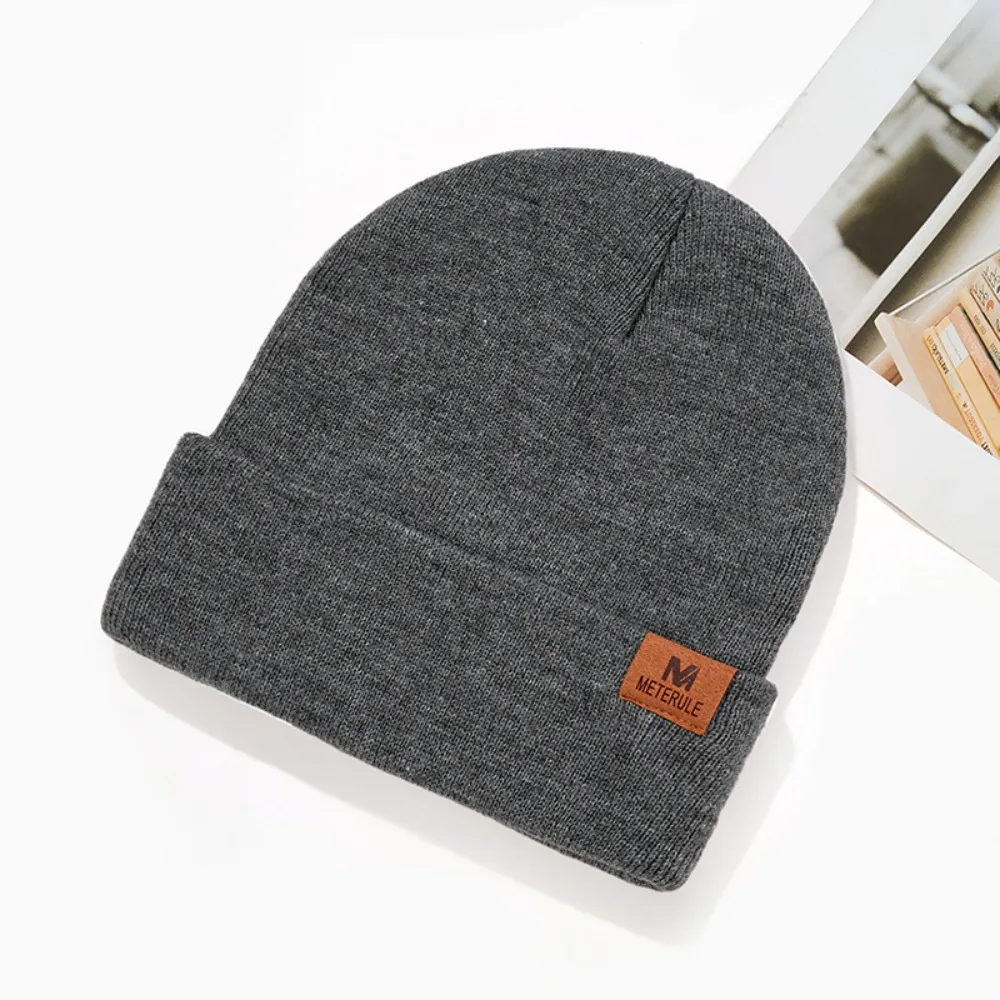 겨울용 골지 니트 소재의 부드럽고 따뜻한 비니 모자.  - Beanie Cuffed Knit 리뷰 및 가격