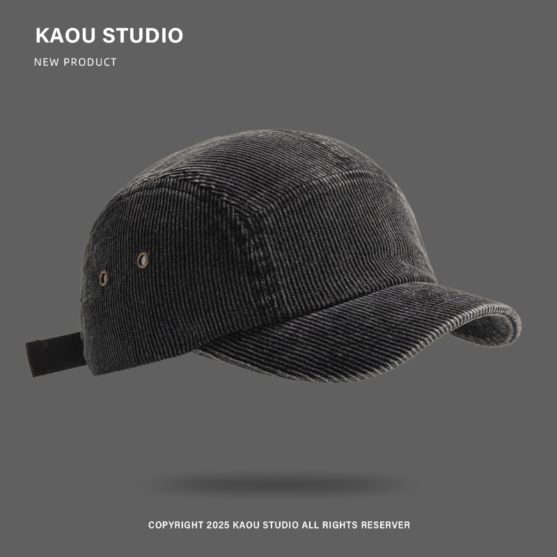 일본 레트로 단색 코듀로이 5패널 야구 모자 가을 겨울 - Corduroy Cap 5 Panel 리뷰 및 가격