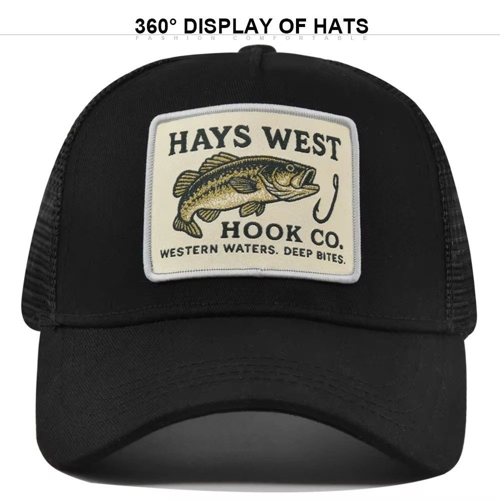 고품질 낚시 자수 야구 모자 메쉬 백 메쉬 모자 스냅백 - Trucker Cap Mesh 리뷰 및 가격