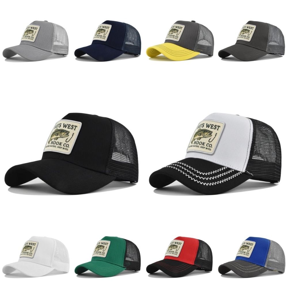 고품질 낚시 자수 야구 모자 메쉬 백 메쉬 모자 스냅백 - Trucker Cap Mesh 리뷰 및 가격